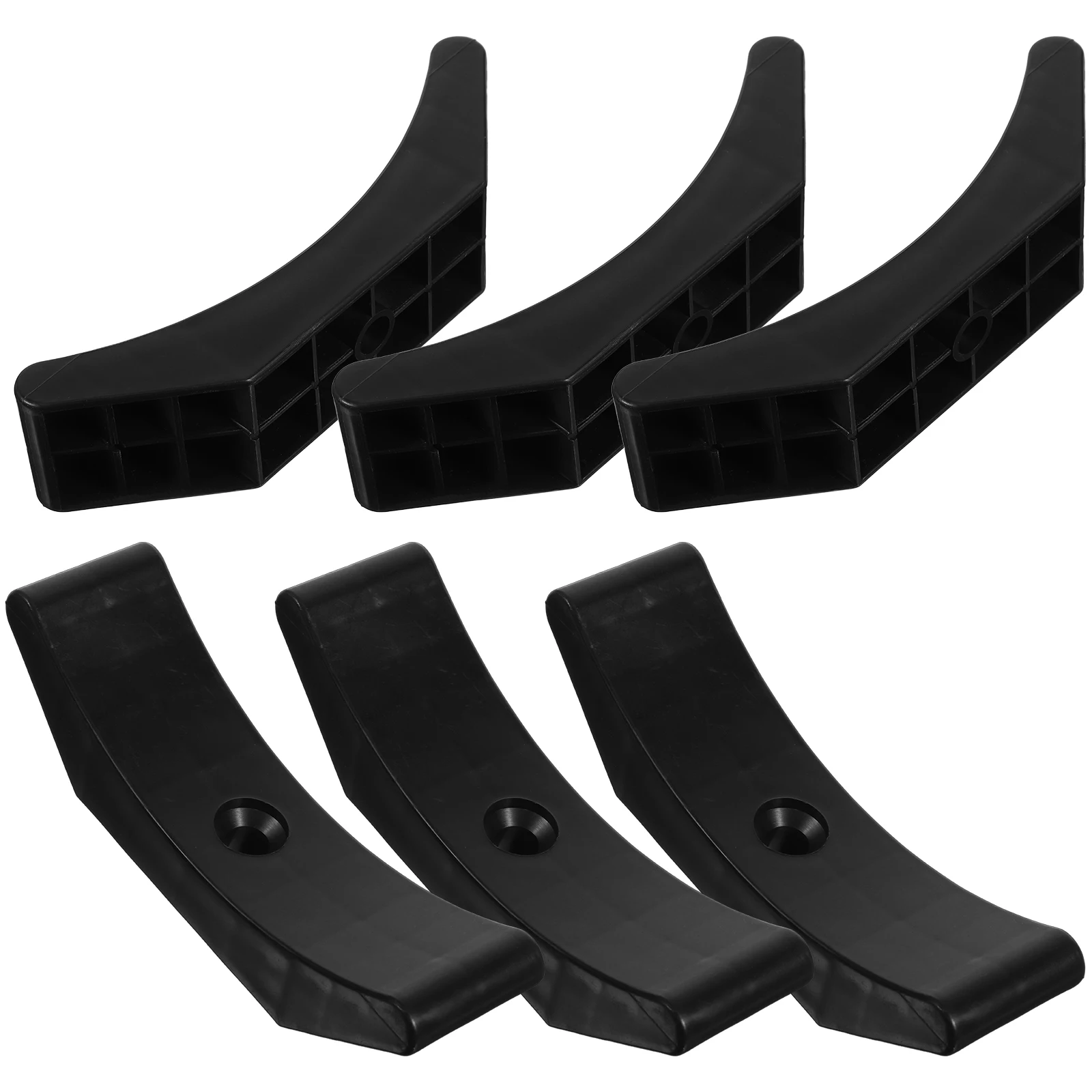 Soporte para mancuernas, Material Pp, almacenamiento de pesas portátil, acolchado de ruido, soporte para equipo de Fitness resistente, accesorio de gimnasio, 6 uds.