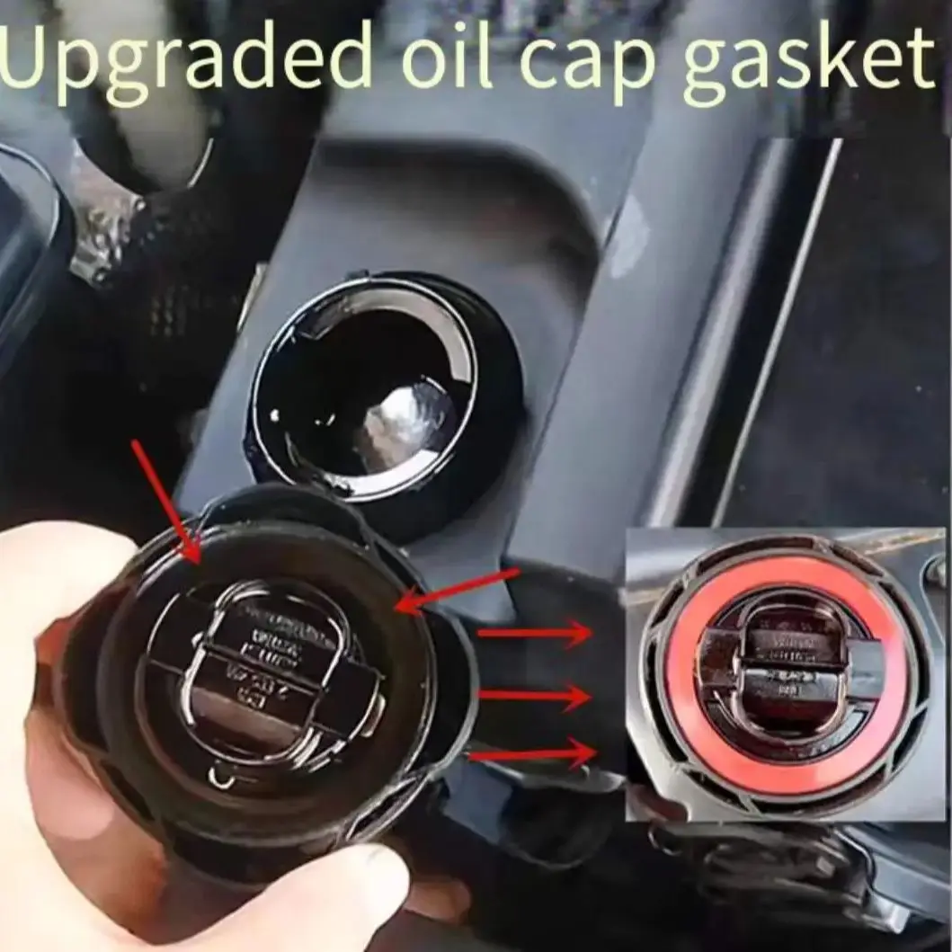 

11128655331 Oil Filler Cap Cover Suitable for BMW 3 Series 5 Series X3 X5 N20 N46 N52 N55 engine modified oil filling cap gasket