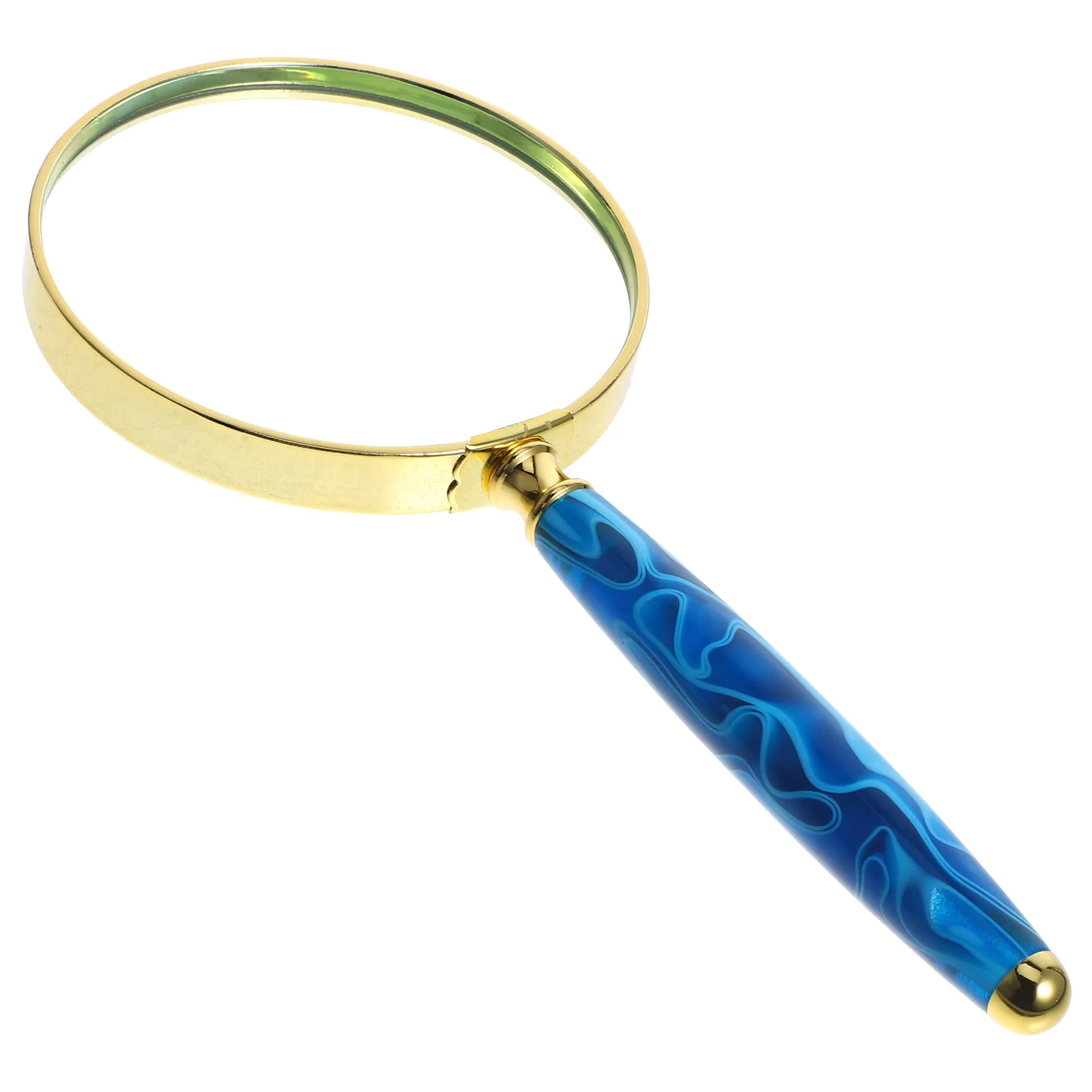 

Optical Glass Handheld Magnifying Glass Lightweight Portable Small Size Reading Tool Elderly Magnifier for Explore Nature