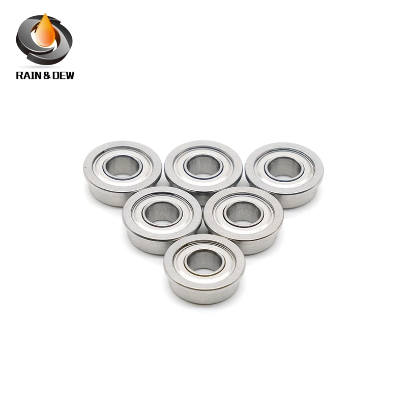 Flange Ball Metal Shielded 10PCS Flanged Bearings F693ZZ F694ZZ F695ZZ F697ZZ F698ZZ F699ZZ