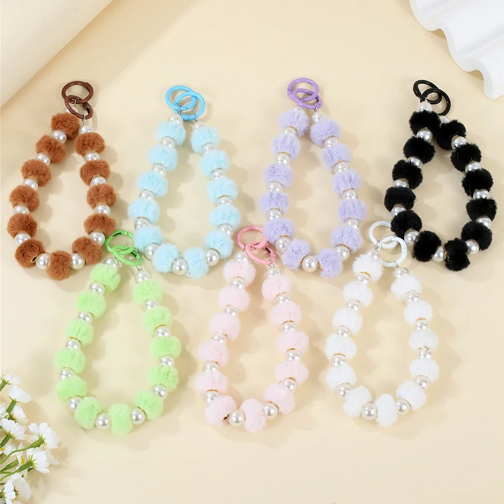 

Mobile Phone Pendant Bag with Hand Drawn Beads To Prevent Loss Doll Bag Pendant Cute and Exquisite Bracelet Bag Chain