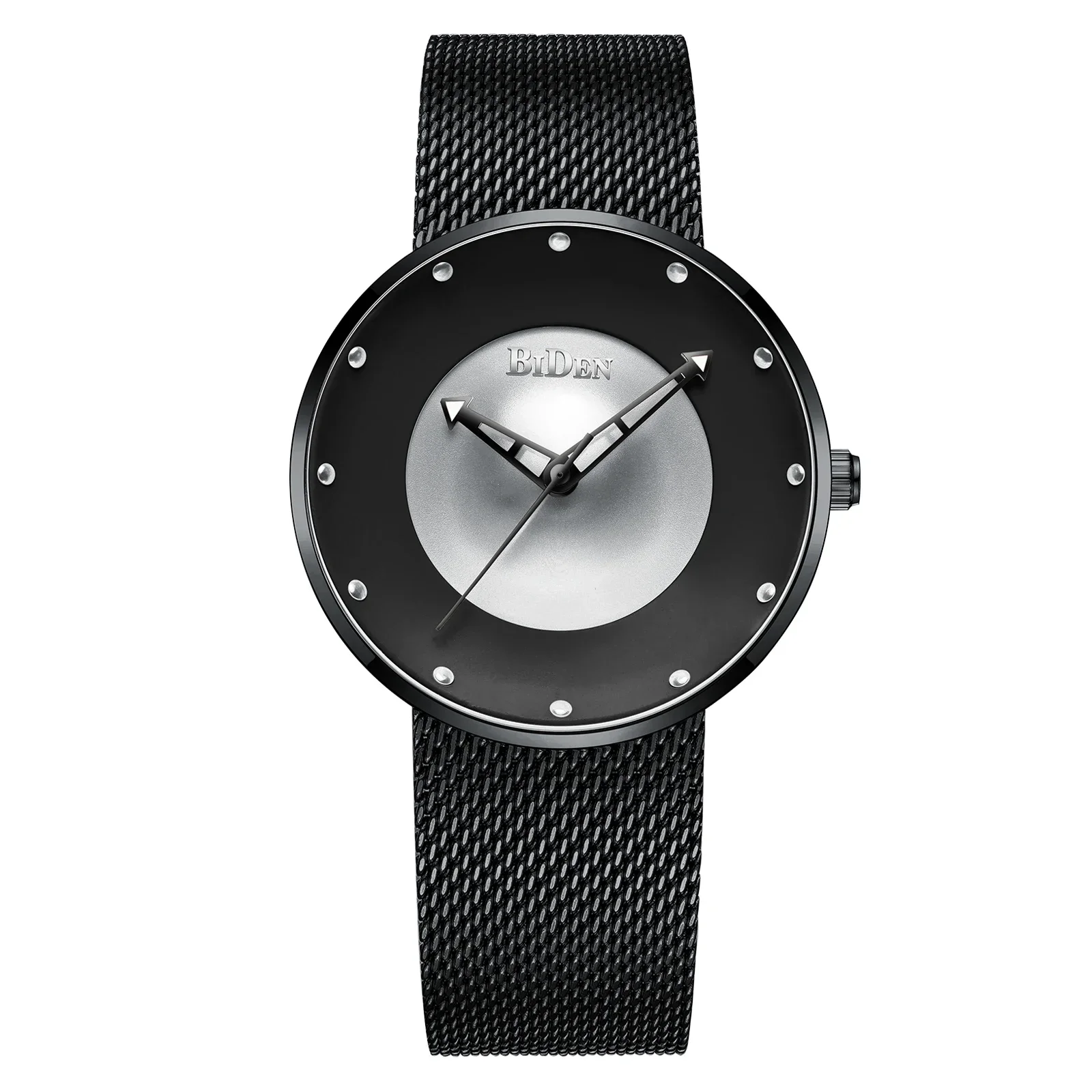 

BIDEN Men's Watch Lightweight Business Waterproof Quartz Watch Solid Steel Strip Manufacturer Direct Sales Luxury Watch