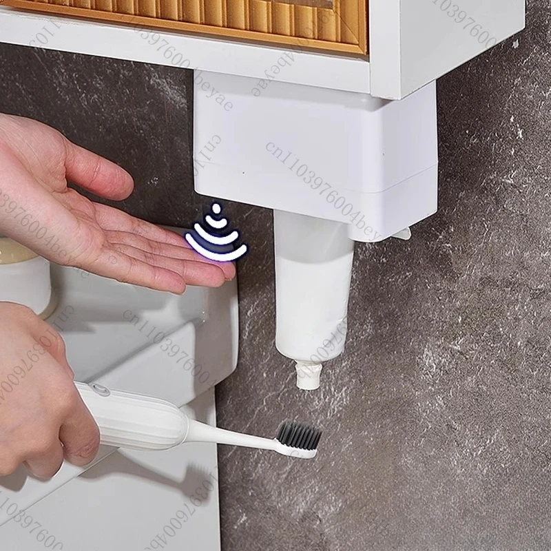 Intelligent Induction Toothpaste Squeezer Electric  Machine Fully Automatic Household Wall Hanging Lazy Automatic  Squeezer
