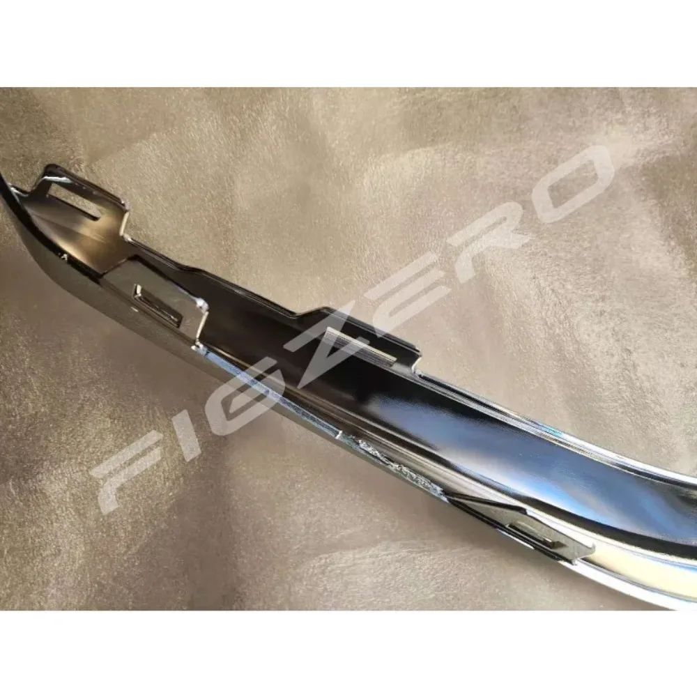 For Buick Envision Plus 2022 Auto Front Bumper Bar Fog Light Frame Bright Strips Chrome Decorative Strip Cover Plate Left Right
