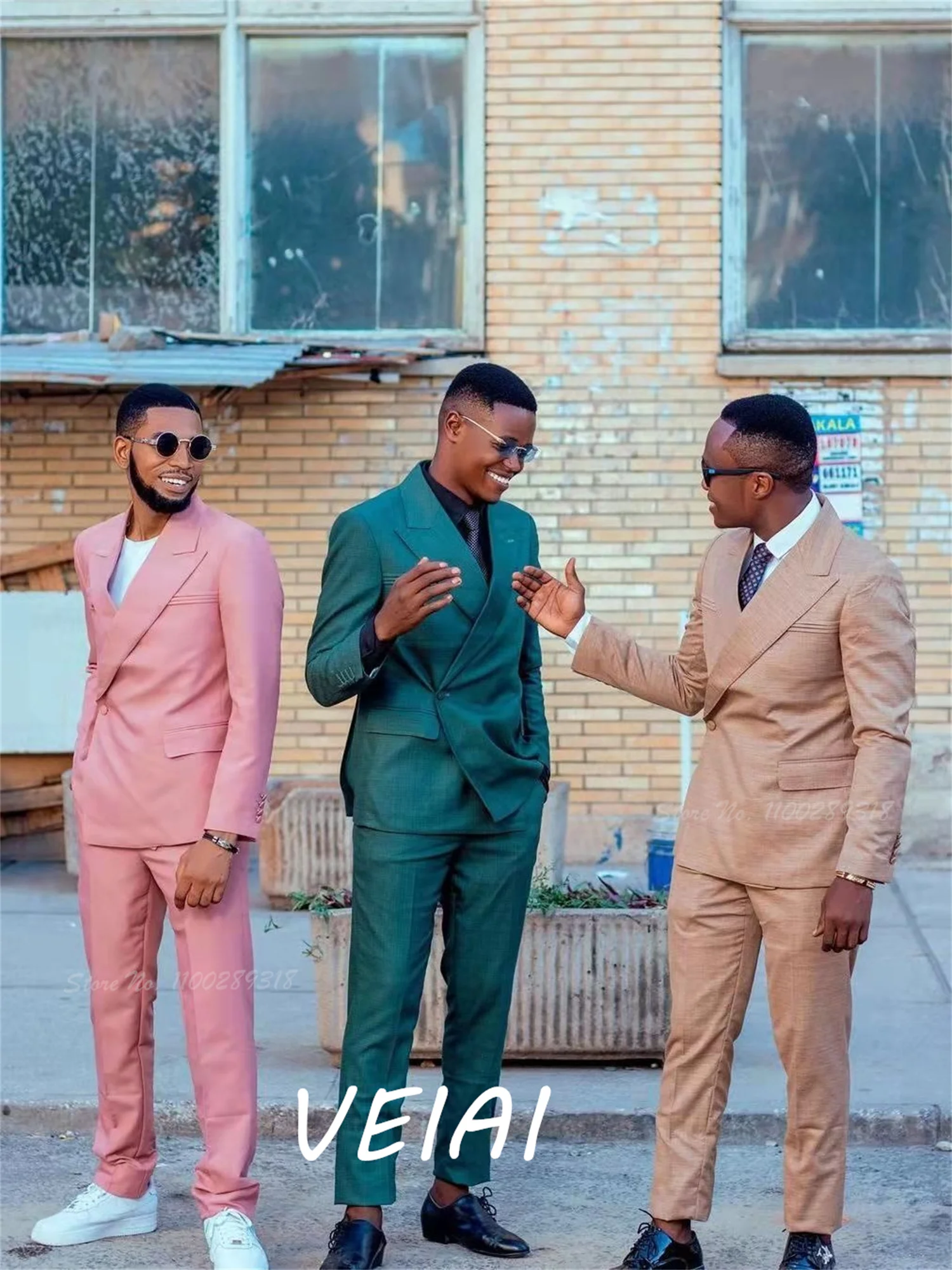 

Королевский синий смокинг для жениха по индивидуальному заказу, шаль с золотыми лацканами, мужские костюмы, комплект из 2 предметов, свадебный костюм жениха, костюм Homme (куртка + P)