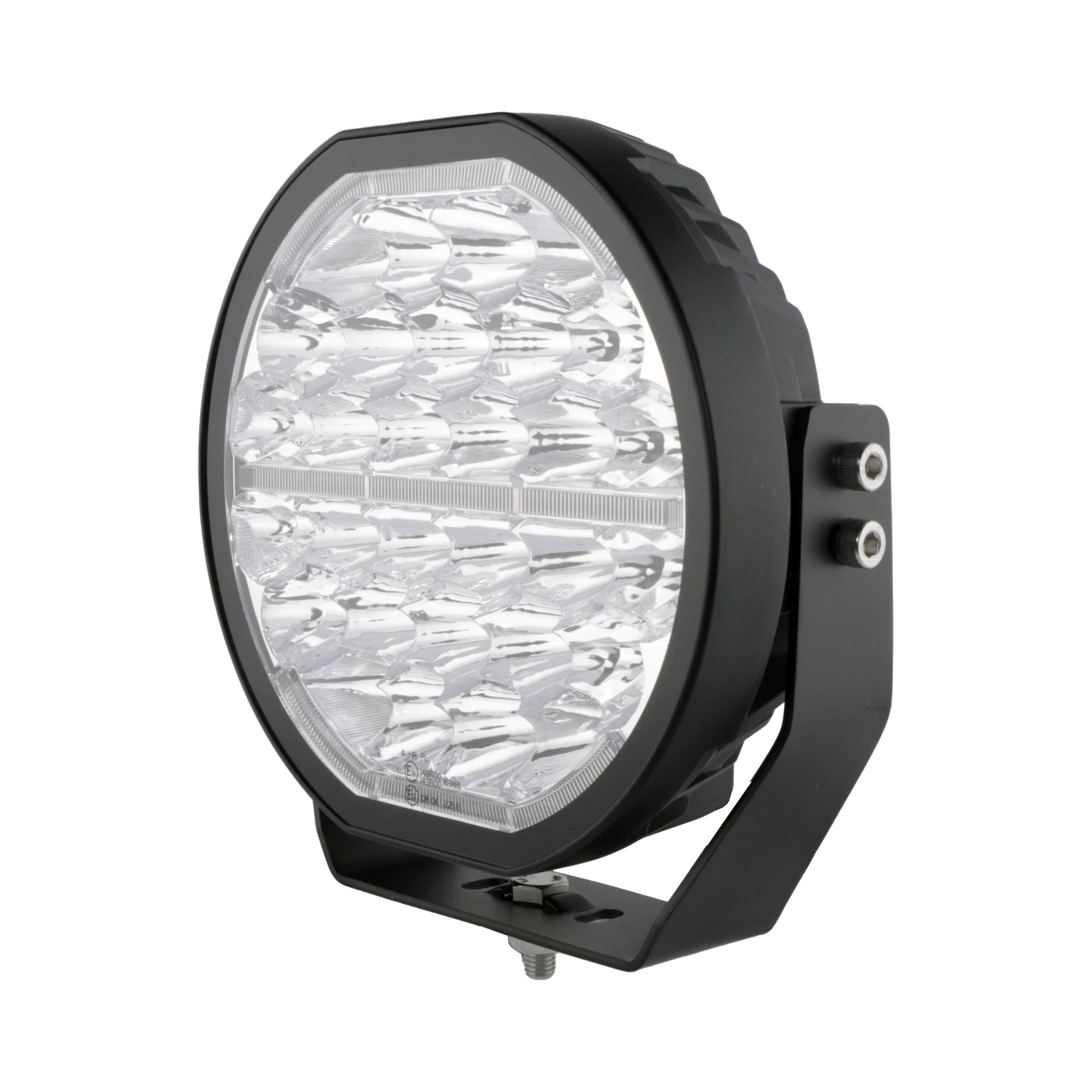 New Emark Super Bright 4x4 Offroad Spot 9inch Led Fog Driving Lights with White Amber Dual Color DRL Lights