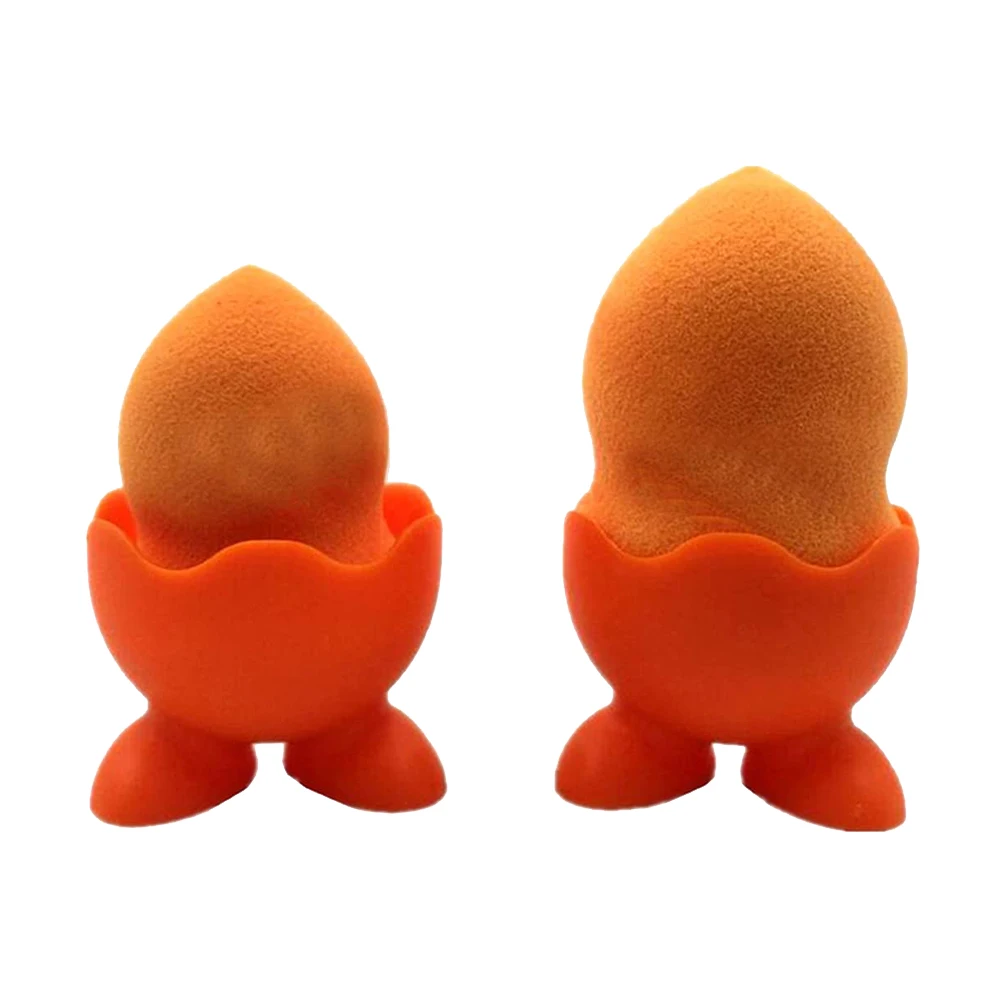 

Y51A-4 PCS Colorful Soft Silicone Egg Cup Boiled Egg Serving Cup Egg Tray Egg Holders Stands