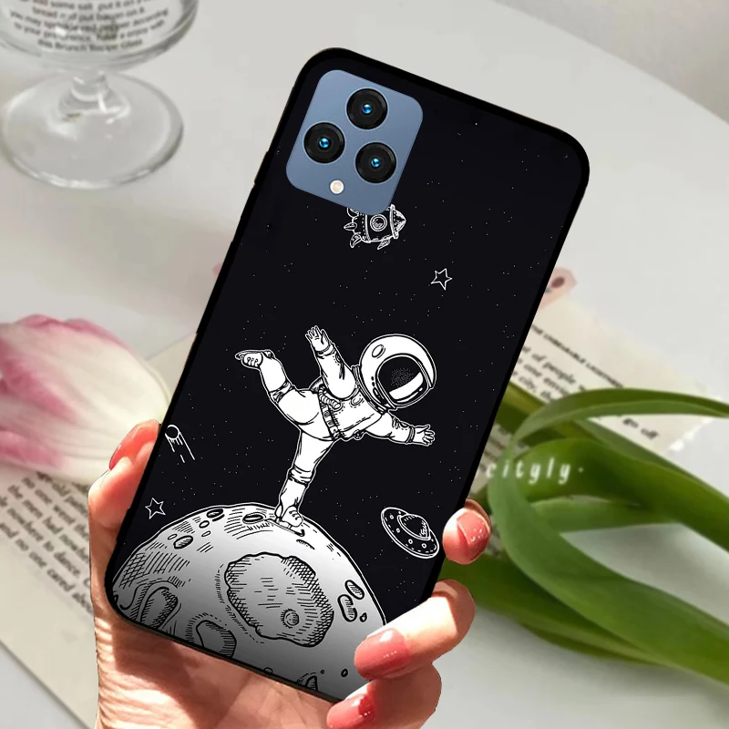 Cute Case For T-Mobile REVVL 6 Capa T Phone 5G TMAF025G Soft Silicone TPU Phone Back Cover For T-Mobile REVVL 6x Bumper Fundas
