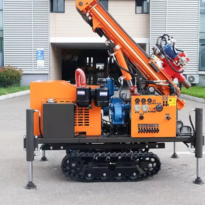 Customized High Speed Wheeled Rotary Unit 200M Precise Angle Efficient Quick Deep Water Well Drilling Rig