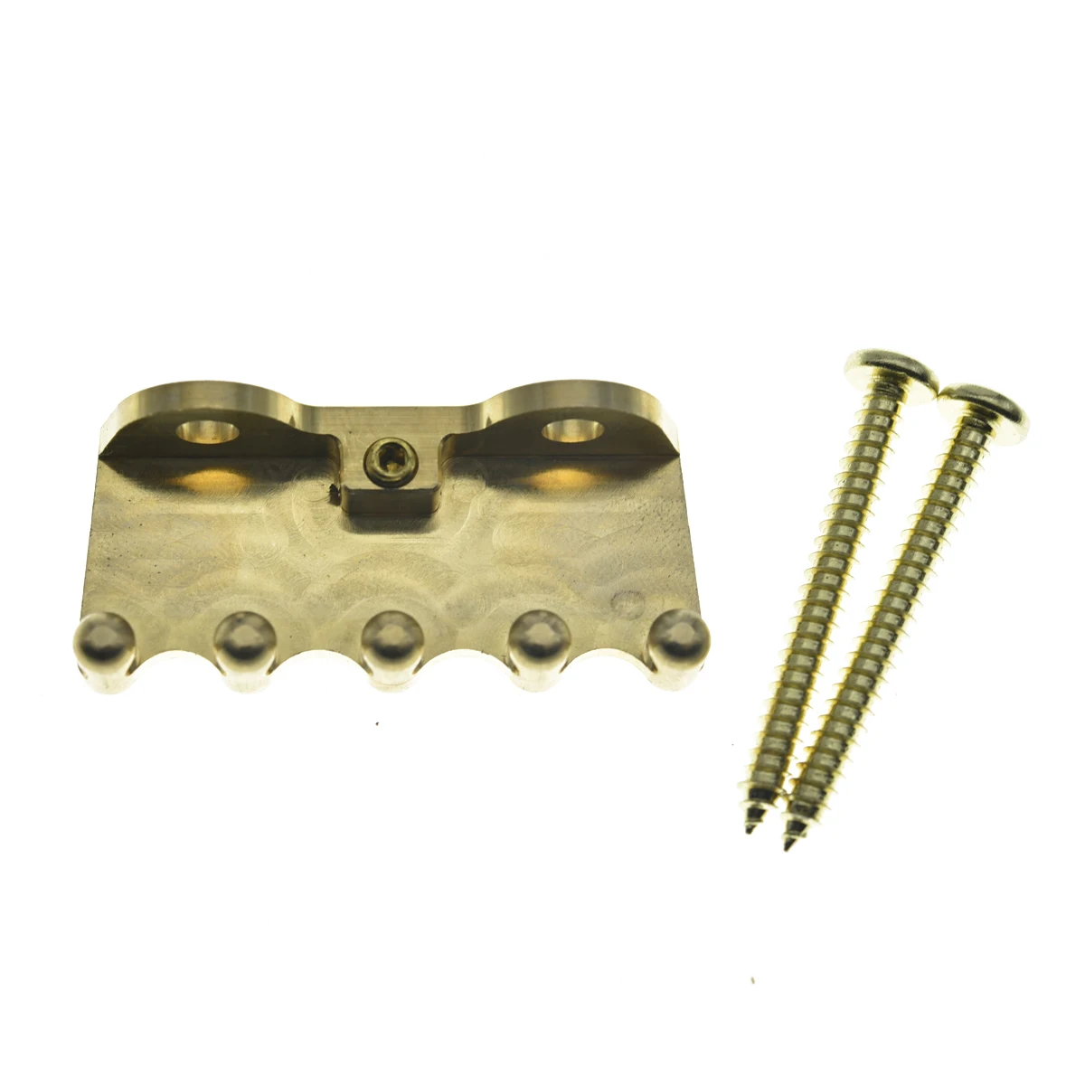 KAISH Solderless Solid Brass Tremolo Trem Spring Claw with Stainless Steel Screws for most Floyd Rose/Strat Tremolo Bridges