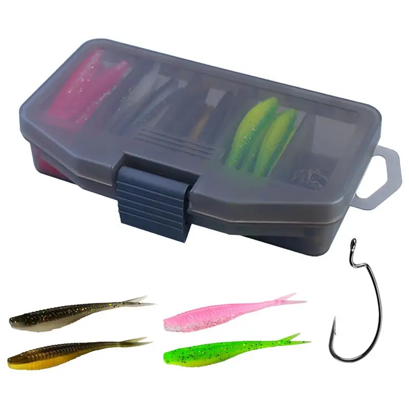 Fishing Lures Kit Crank Bait Tackle Hook Freshwater Saltwater Soft Baits Set Fishing Tackle Kit