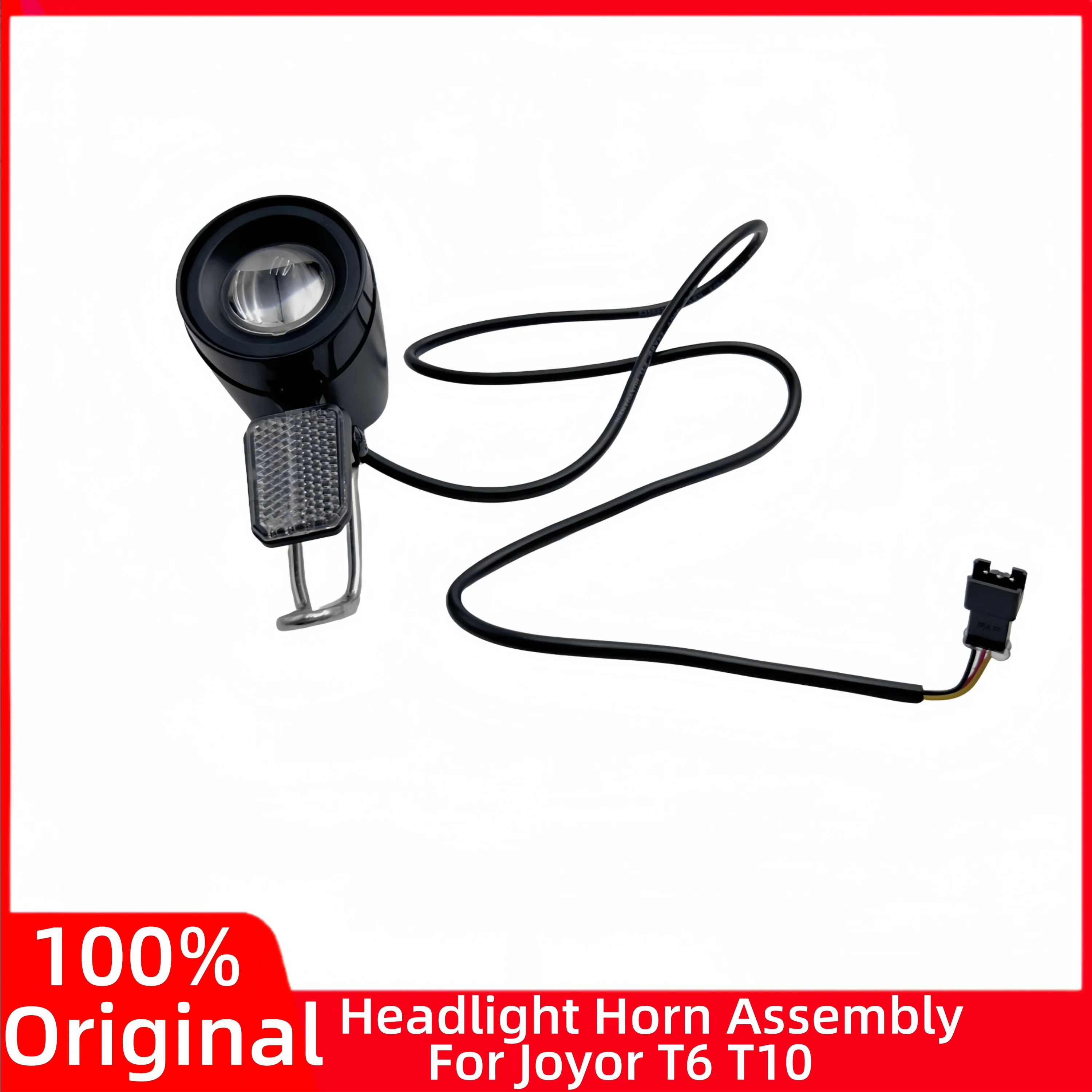 

Original Headlight horn assembly For Joyor T6 T8 T10 Electric Scooter Handlebar Lamp Head Front LED Light Replacement Accessorie