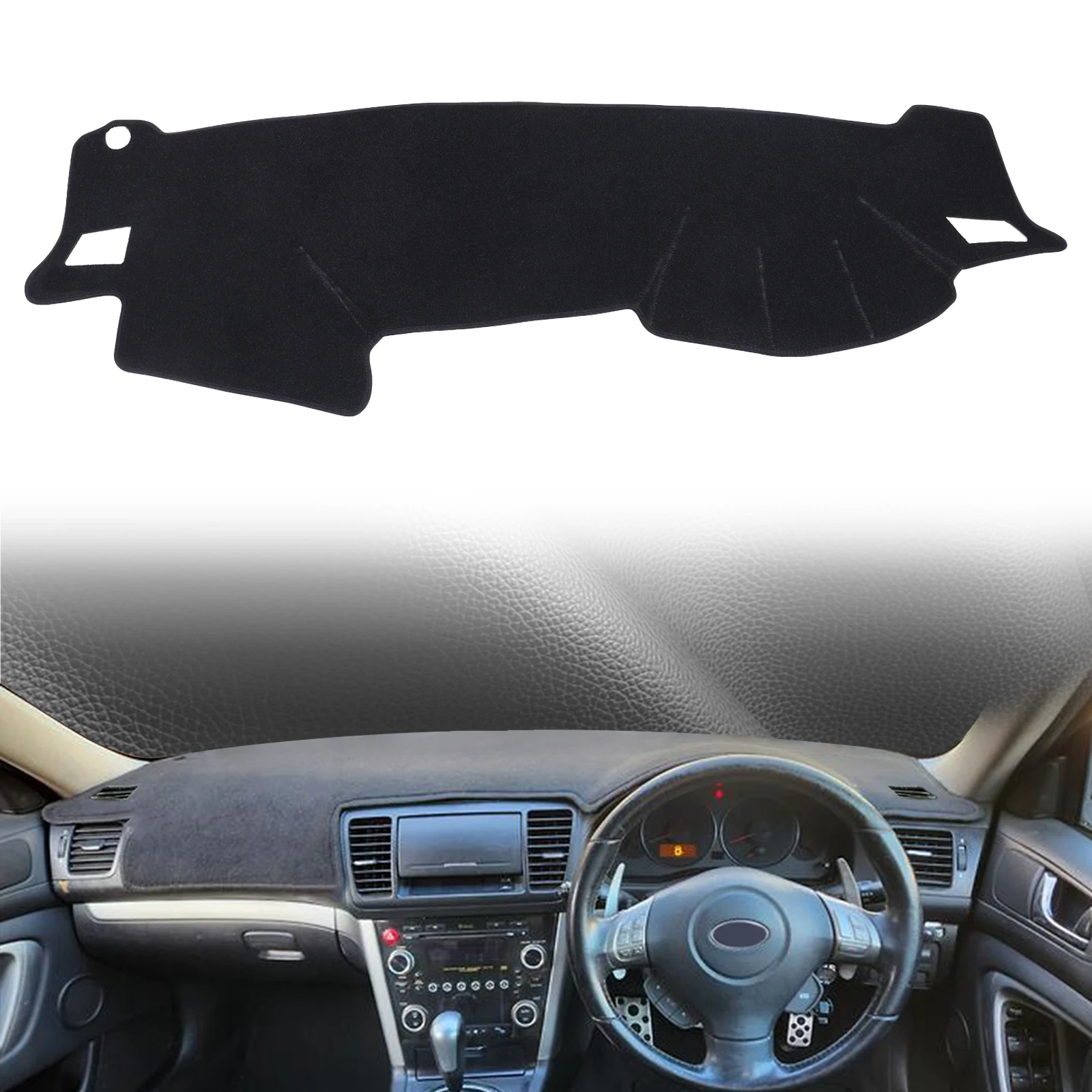 Apto para subaru outback legado liberty 2003-2009 painel do carro capa almofada dashmat pára-sol tapete protetor acessórios