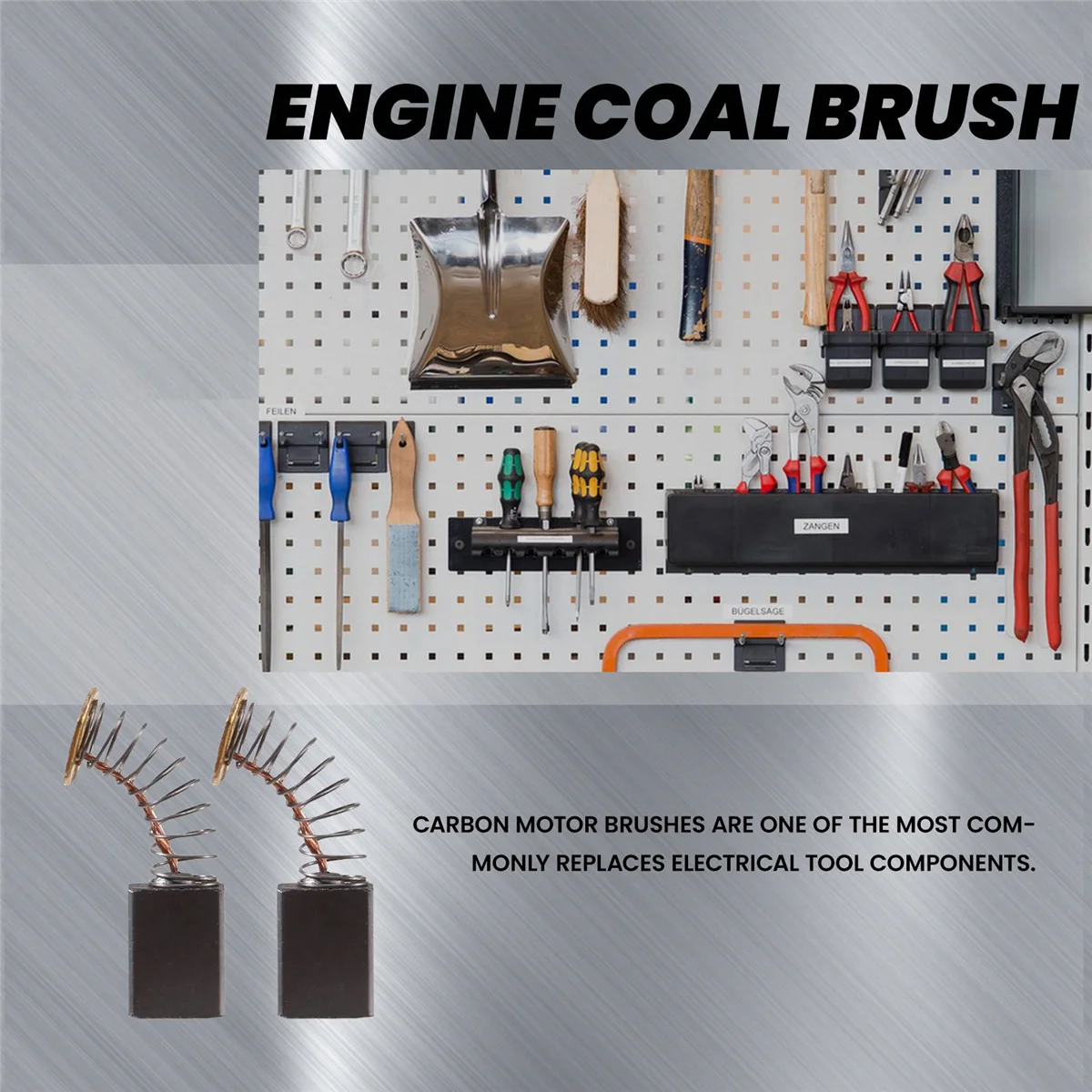 2 pairs 12 x 9 x 6 mm coal brushes Electric tool for electric percussion motor HOT