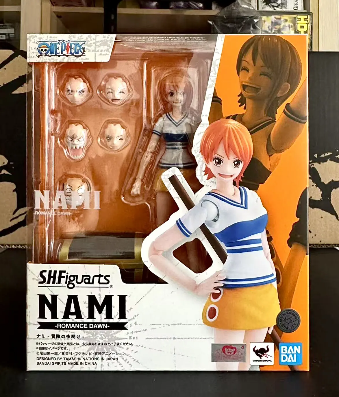 

Фигурка Bandai SHFiguarts One Piece Nami, подвижная, серия Romance Dawn, в наличии, абсолютно новая, коллекционная, для любителей аниме