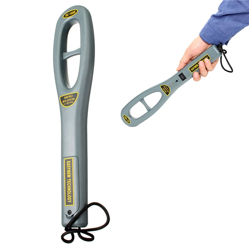 Daily Sale 2X GC101H Portable Handheld Metal Detector Body Scanner Security Equipment Metal Detector Super Scan Light Counter
