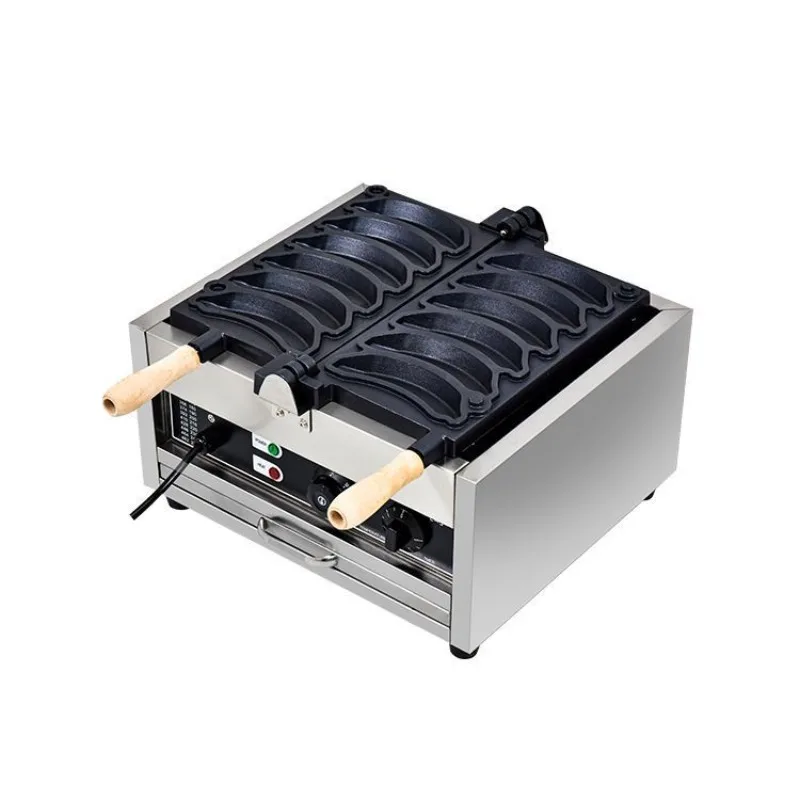 Banana burner commercial electric Internet celebrity snack stall equipment popping egg brand smiley waffle