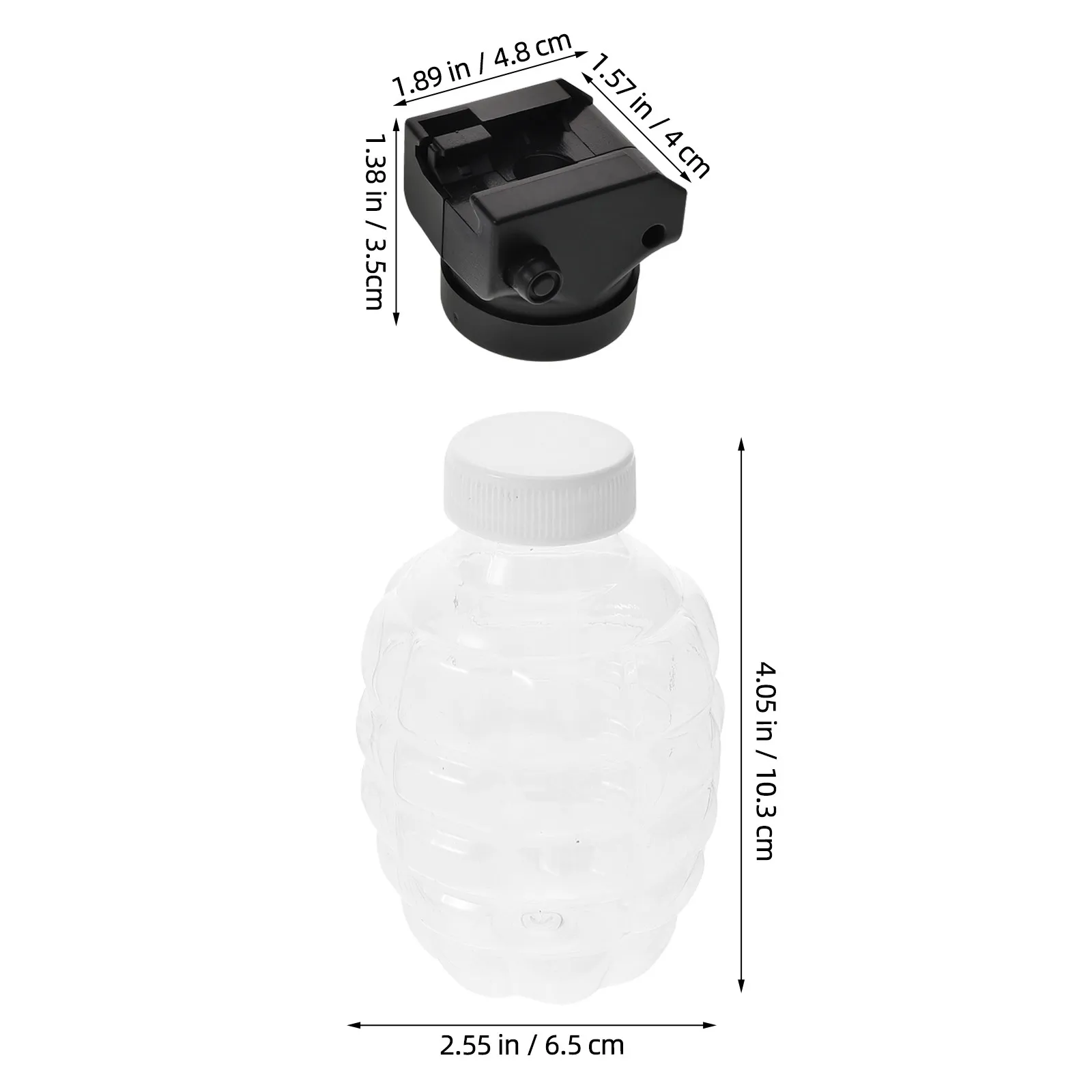 5Sets Refill Beads Bottles Plastic Subpackage Shooter Game Accessories Pineapple Organizer Secure Connector Reusable Beads