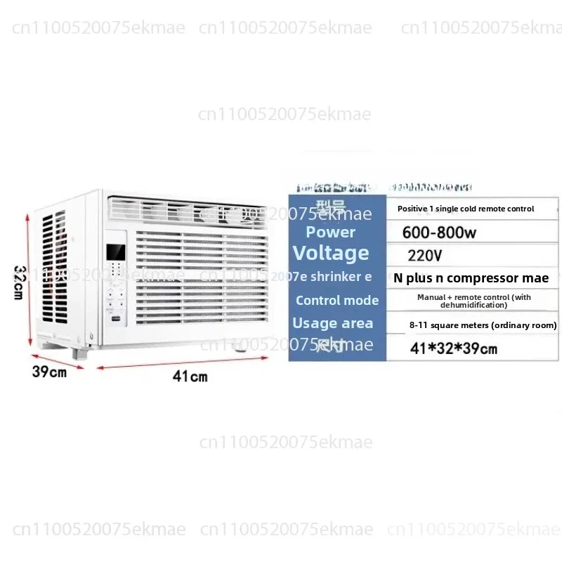 Frequency Conversion Power Saving Window Machine Window Type Air Conditioner Single Cooling and Heating 1 Horse 3P1.5 Horse