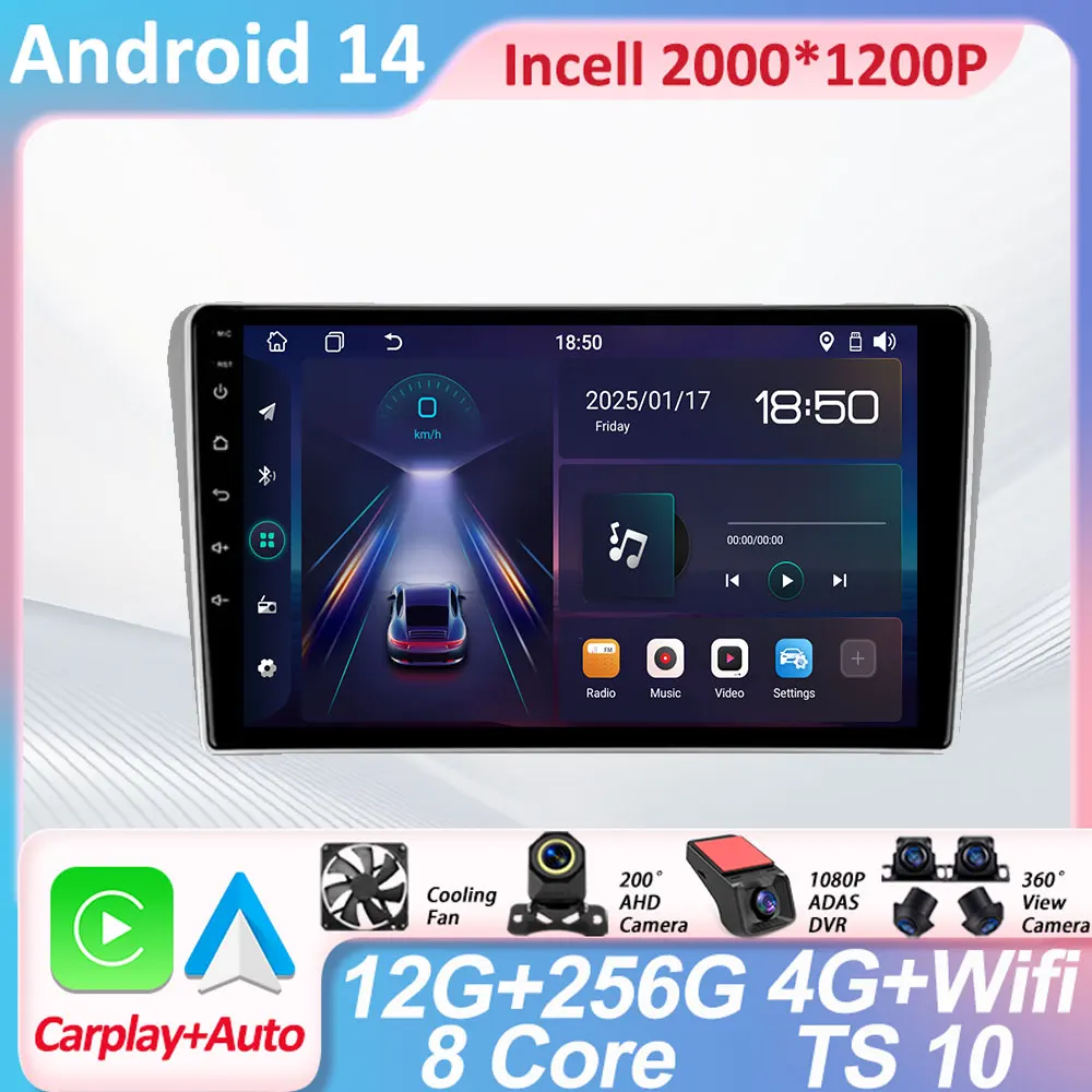 

Car Radio Android Auto For Toyota Avensis T250 2 II 2003- 2009 CarPlay Monitor 8 Core Autoradio Smart Car Systems 5G Wifi BT DSP