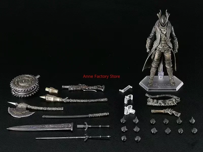 In Stock Original Max Factory Figma#367-DX BloodBorne The Old Hunter Anime Figure PVC Collectible Model Toy Ornaments Desktop