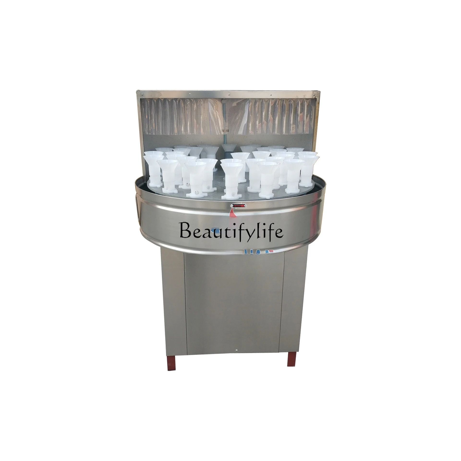 4Semi-automatic bottle washing machine Small cosmetic bottle washing machine
