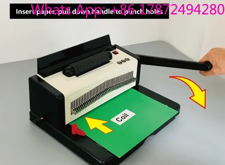 New Good Quality Wire Spiral Binding Machine Calender C9028A - Office Equipment & Supplies