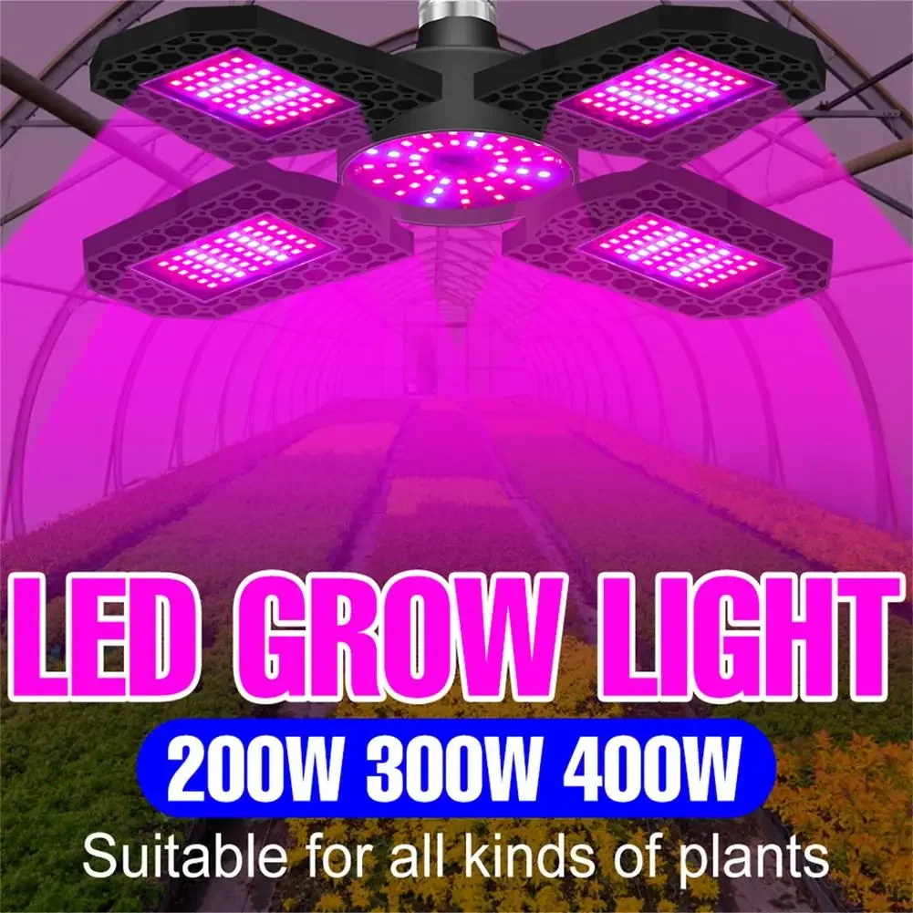 Ac85-265v Led Grow Light Plant Seed E27 Full Spectrum Hydroponic Lampara Panel Bombilla Grow Tent Bulb 200w 300w 400w Phyto Lamp