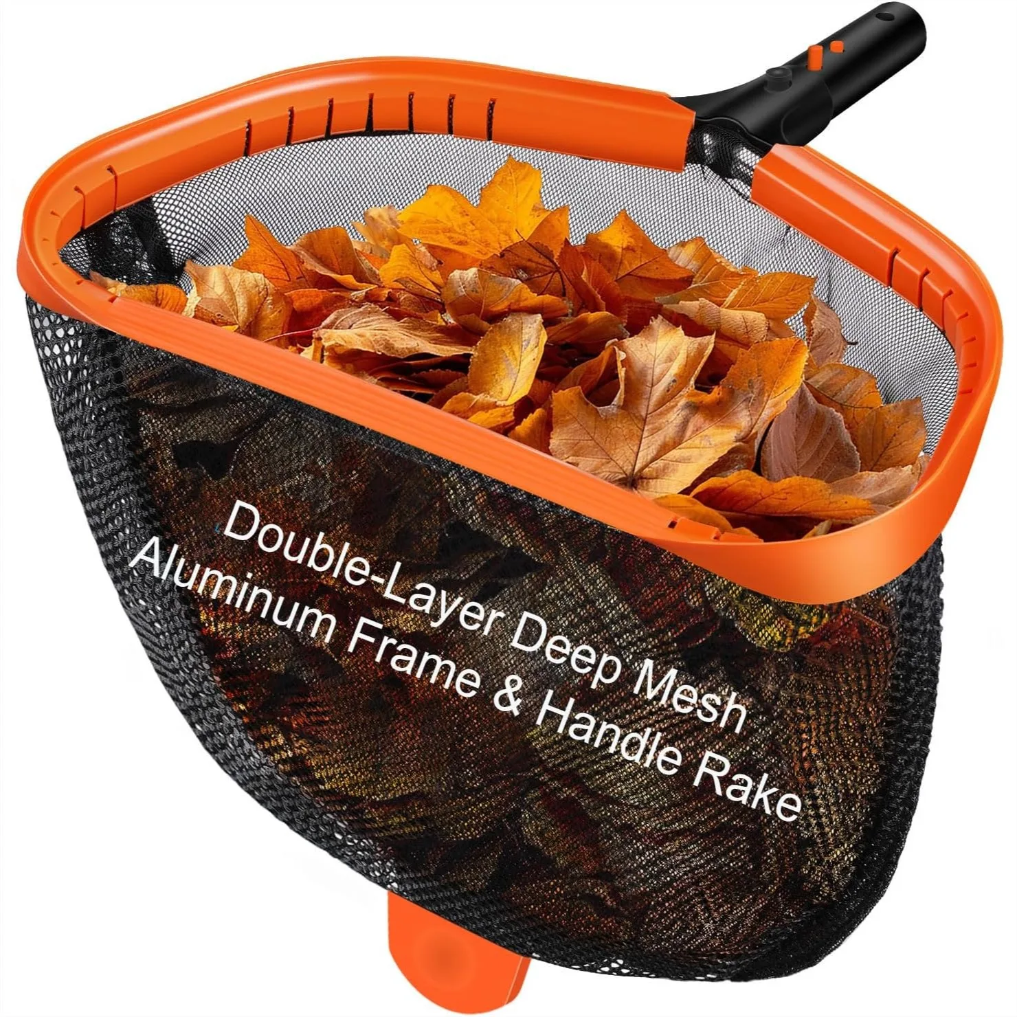 

17.5" Pool Skimmer Net with Aluminum Frame & Double-Layer Fine Mesh for Above Ground & In-Ground Pools