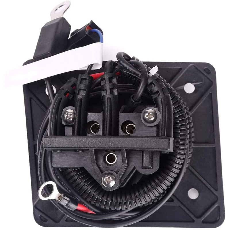 Para carrito de golf Receptáculo de cargador Delta-Q de 48 V para Ezgo Rxv 2008 en adelante eléctrico, para Ezgo 2Five 2010-Up, con cables 602529