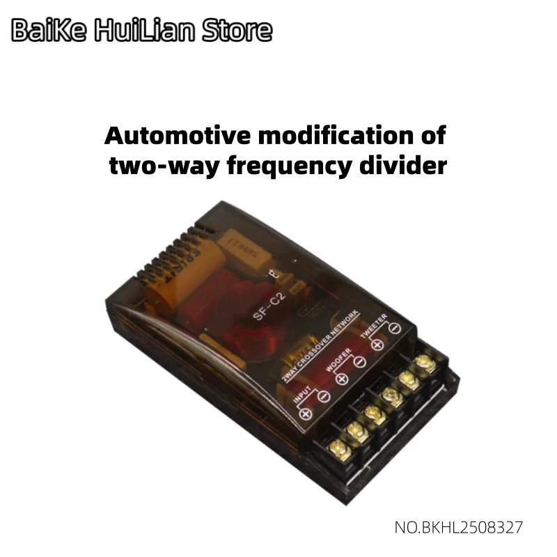 Fever level modified car with two-way high and low frequencies for DIY upgrade of car dividers