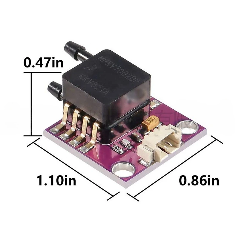 Apm2.5 Air Speed Sensor Breakout Board Mpxv7002dp Apm