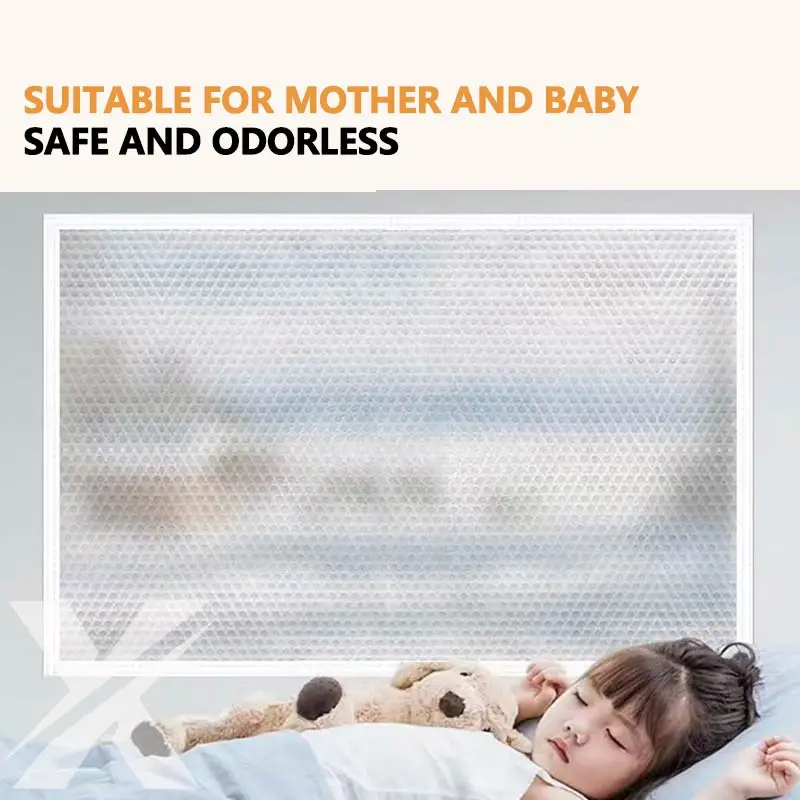 Winter warm curtains, sealed insulation film, anti cold and anti freezing double-layer windproof, no need to drill holes