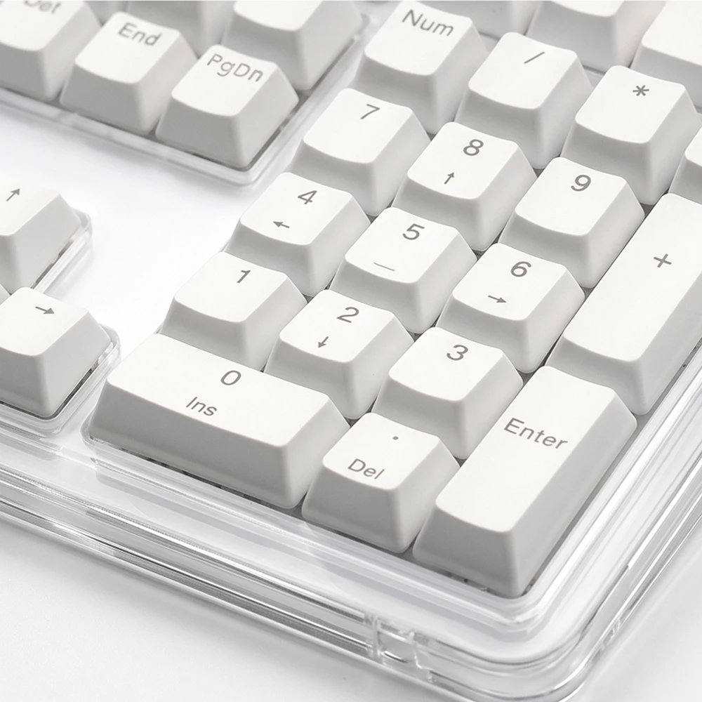 New 130+ Pcs Universal Mechanical Keyboard Keycaps OEM Height Backlit Portuguese Arabic Spanish French German For  Gaming Office - view 4