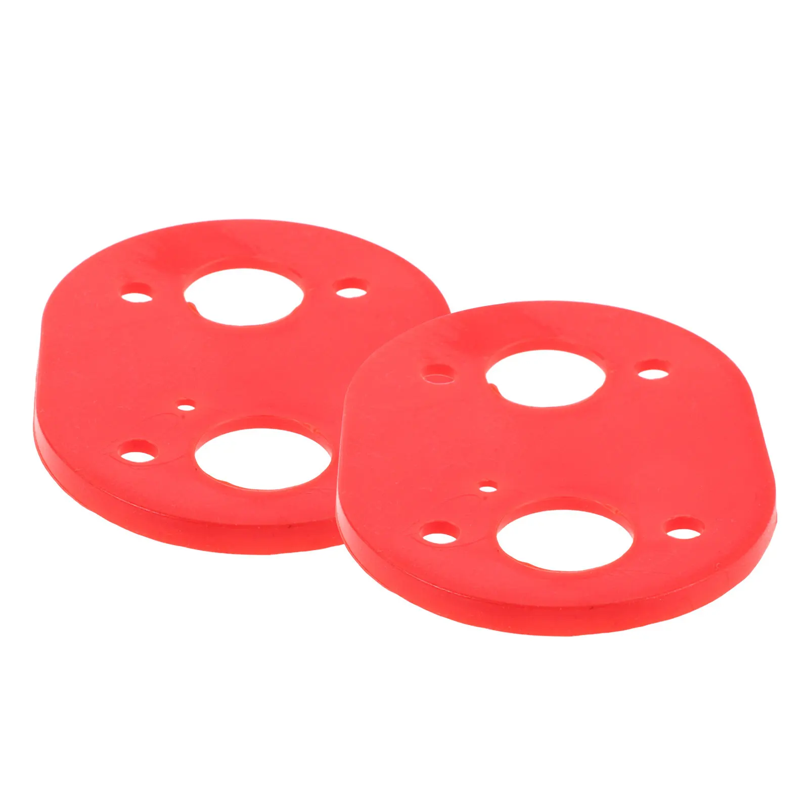 2Pcs Diesel Heater Base Gasket Rubber Seal Pad Red Anti-Vibration Heat Insulation for Car Truck Rv Marine Parking Heater