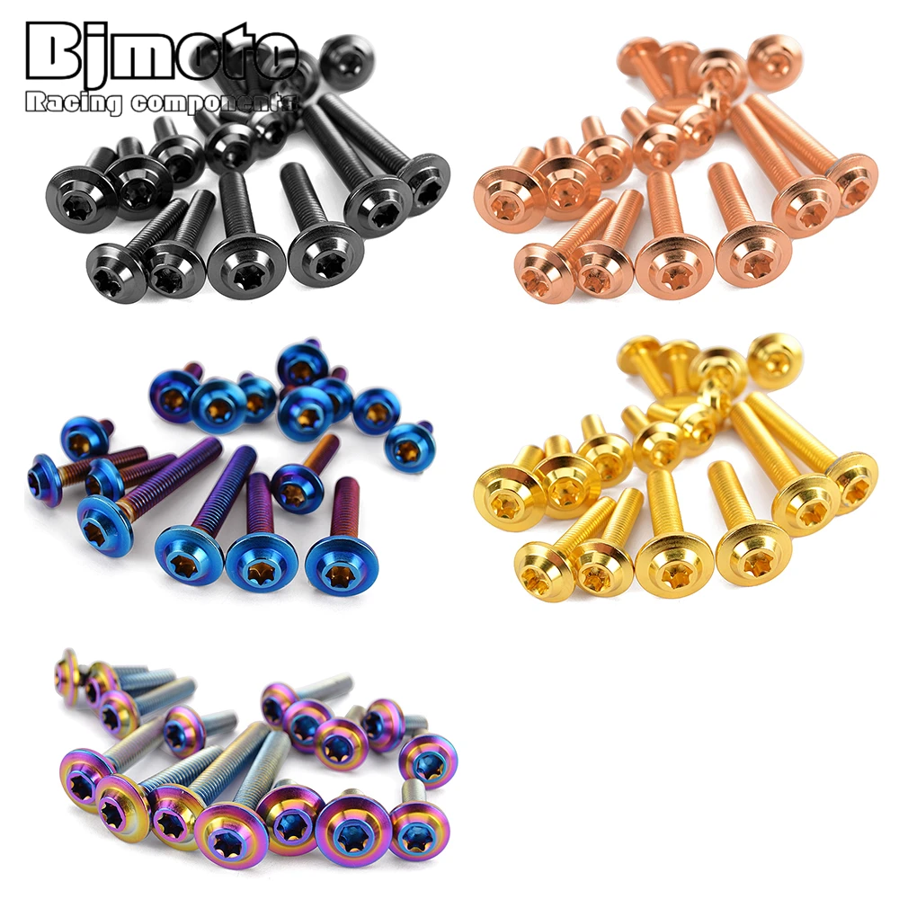 Universal Fairing Bolts Spire Speed Kit Fastener Clips Screw Spring Nuts Motorcycle Sportbike