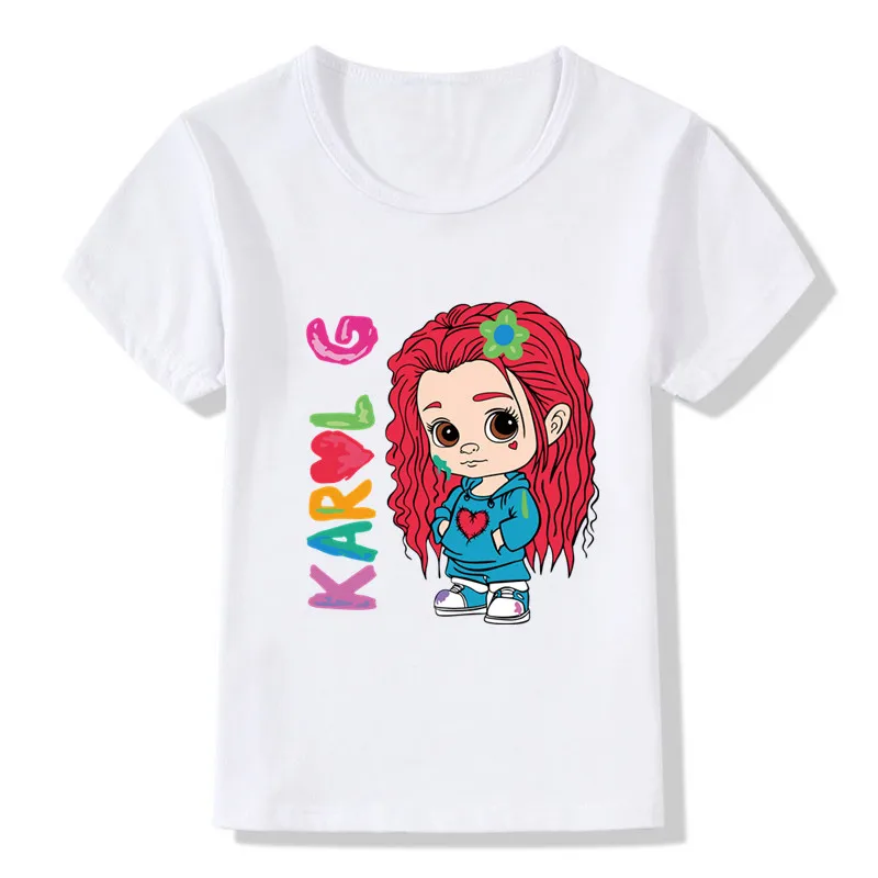 Manana sera bonito karol g bichota druck mode kinder t-shirt sommer lässig mädchen kleidung baby jungen t-shirt kinder kleidung