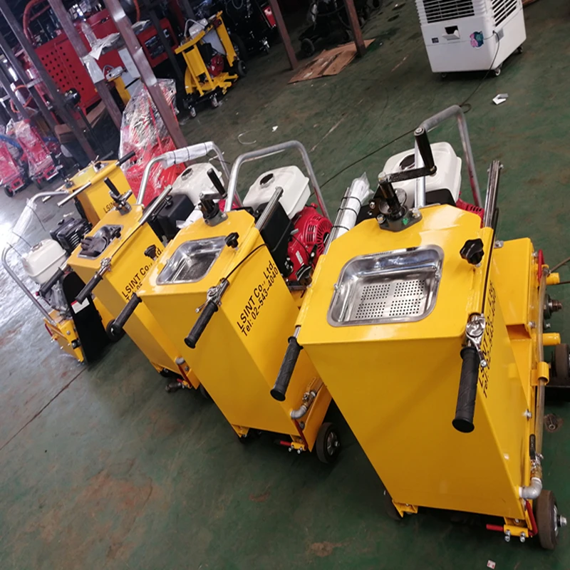 

LONGSHUN New Hand Push Concrete Road Pavement Embossing Machine With Engine Core Component