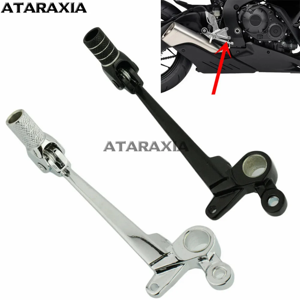 

Motorcycle Silver Black Aluminum Rear brake Lever Foot Pedal For Honda CBR1000RR 2004-2007 2004 2005 2006 2007 04 05 06 07
