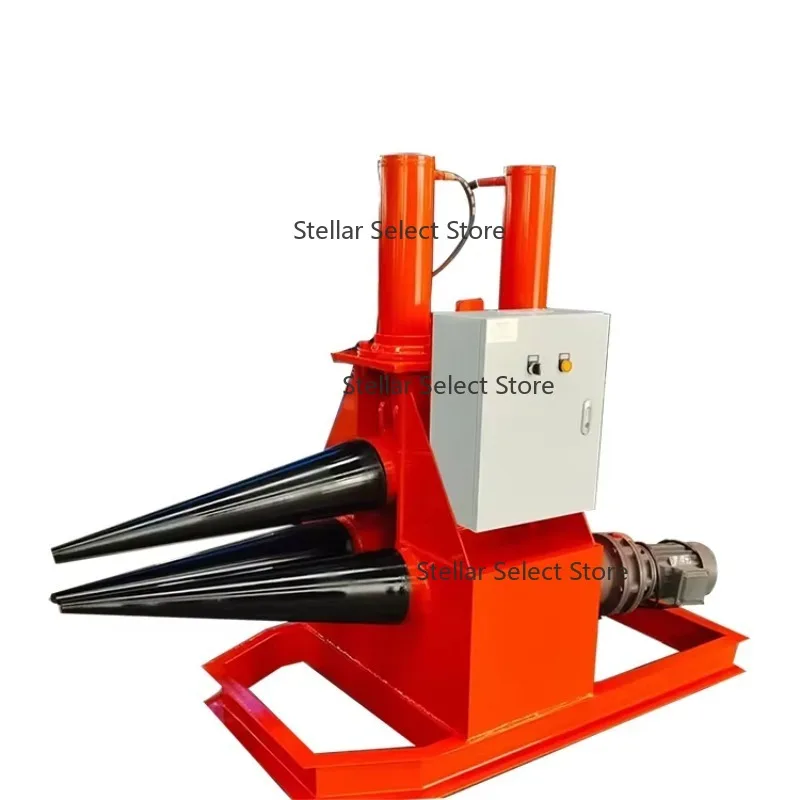 Small Cone Rolling Machine Cone Shape Hydraulic Plate Bending Rolling Machine Sheet Three Rollers Conical  Rolling Machine