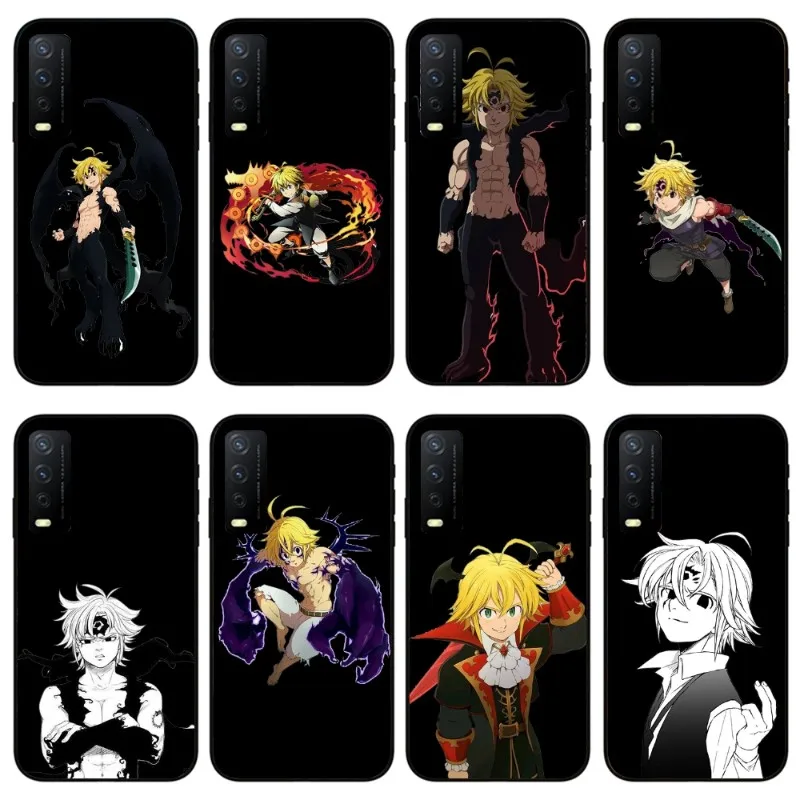 Meliodas Anime Phone Case For VIVO Y95 Y93 Y31 Y20 V19 V17 V15 Pro X60 NEX Soft Black Cover