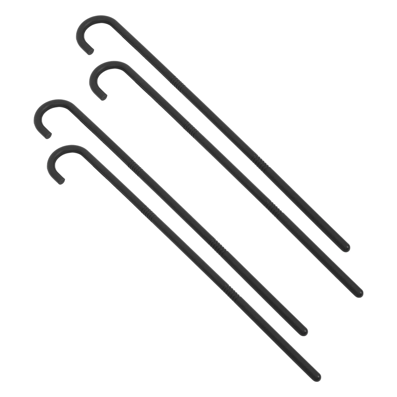 

4 шт., пластиковые трости в винтажном стиле для Хэллоуина, косплея, вечеринки, сценического выступления, легкие съемные