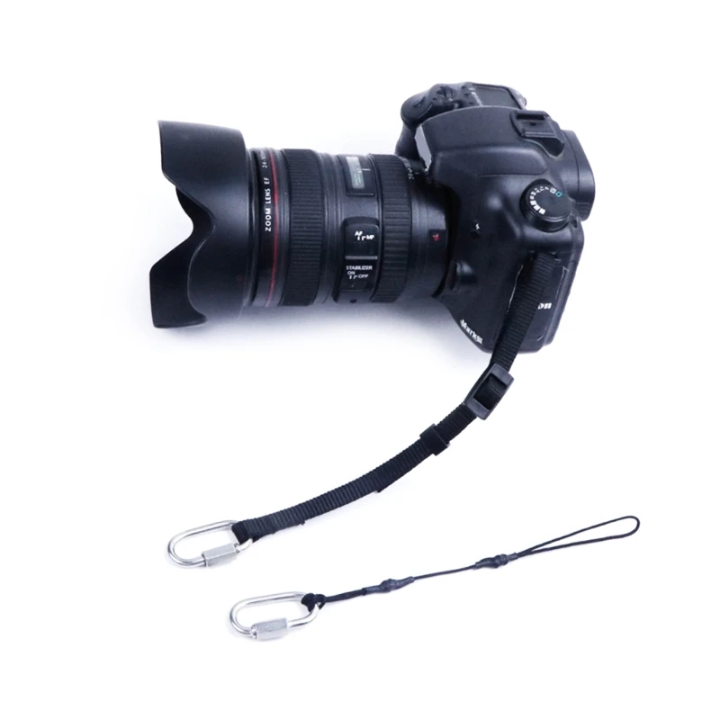 Camera Safety Cable Anti-Lost Protections Hand Strap Equipped with Metal Buckle Dropship