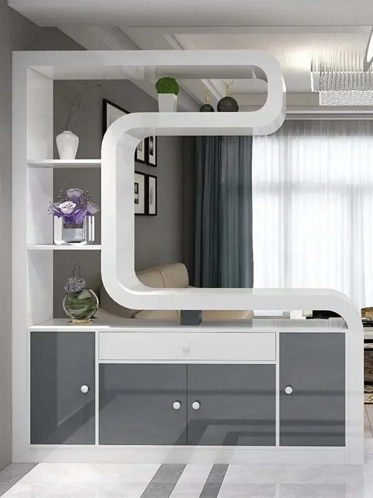 Creative entrance cabinet, partition cabinet, multifunctional entrance hall, shoe cabinet, simple and modern partition screen
