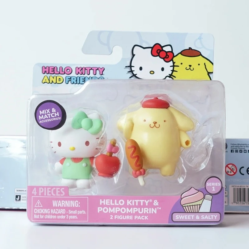 อะนิเมะเฮลโลคิตตี้ มายเมโลดี้ คุโรมิ ปอมปอมปูริน ซินนามอนโรลการ์ตูนรูปเดสก์ท็อปเครื่องประดับเด็กของขวัญวันเกิดของเล่น