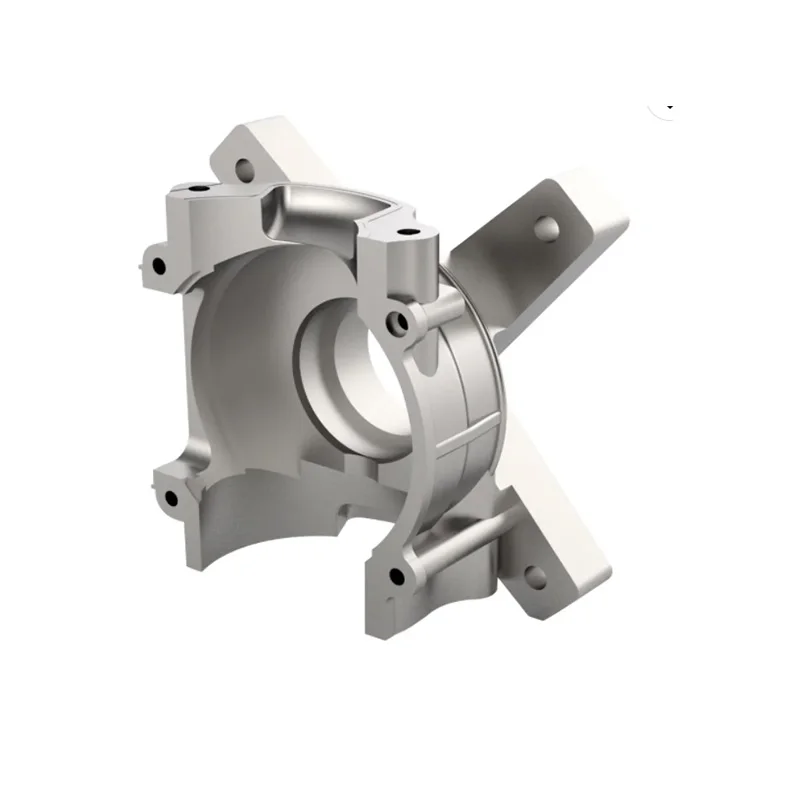 CNC machining blue anodized aluminum alloy mechanical joint connection parts precision transmission connecting rods