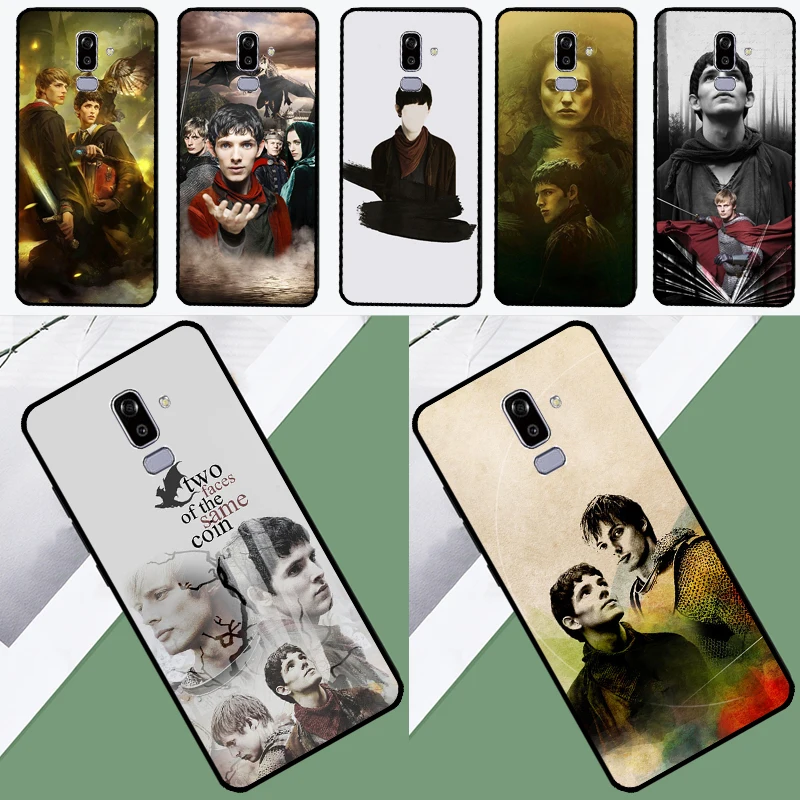 TV Series Merlin Case For Samsung Galaxy J4 J6 Plus A6 A7 A8 A9 J8 2018 J3 J5 J7 J1 A3 A5 2016 2017 Coque