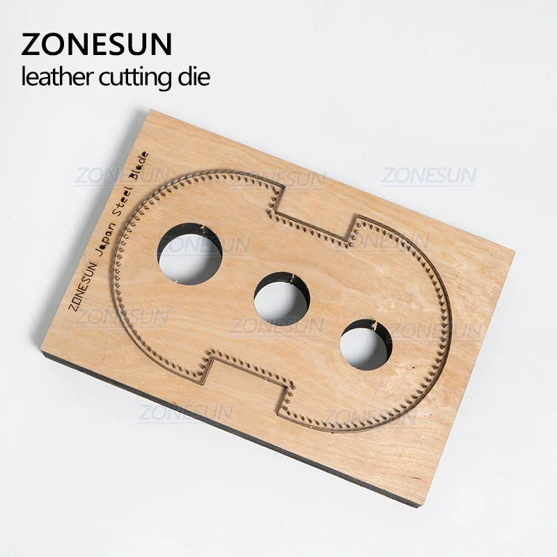 ZONESUN D1 Customized leather cutting die handicraft tool coin purse PVC/EVA sheet cutter mold DIY paper laser knife die