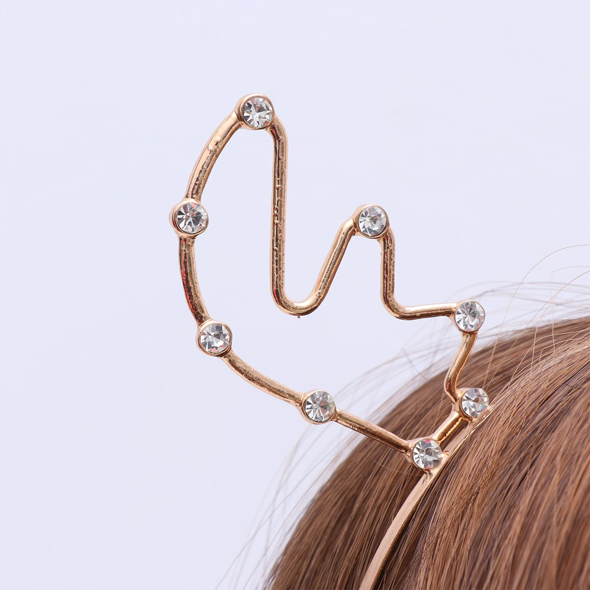 

Antler Hair Hoops Rhinestone Christmas Headband Creative Party Performance Headwear Antler Hair Hoop