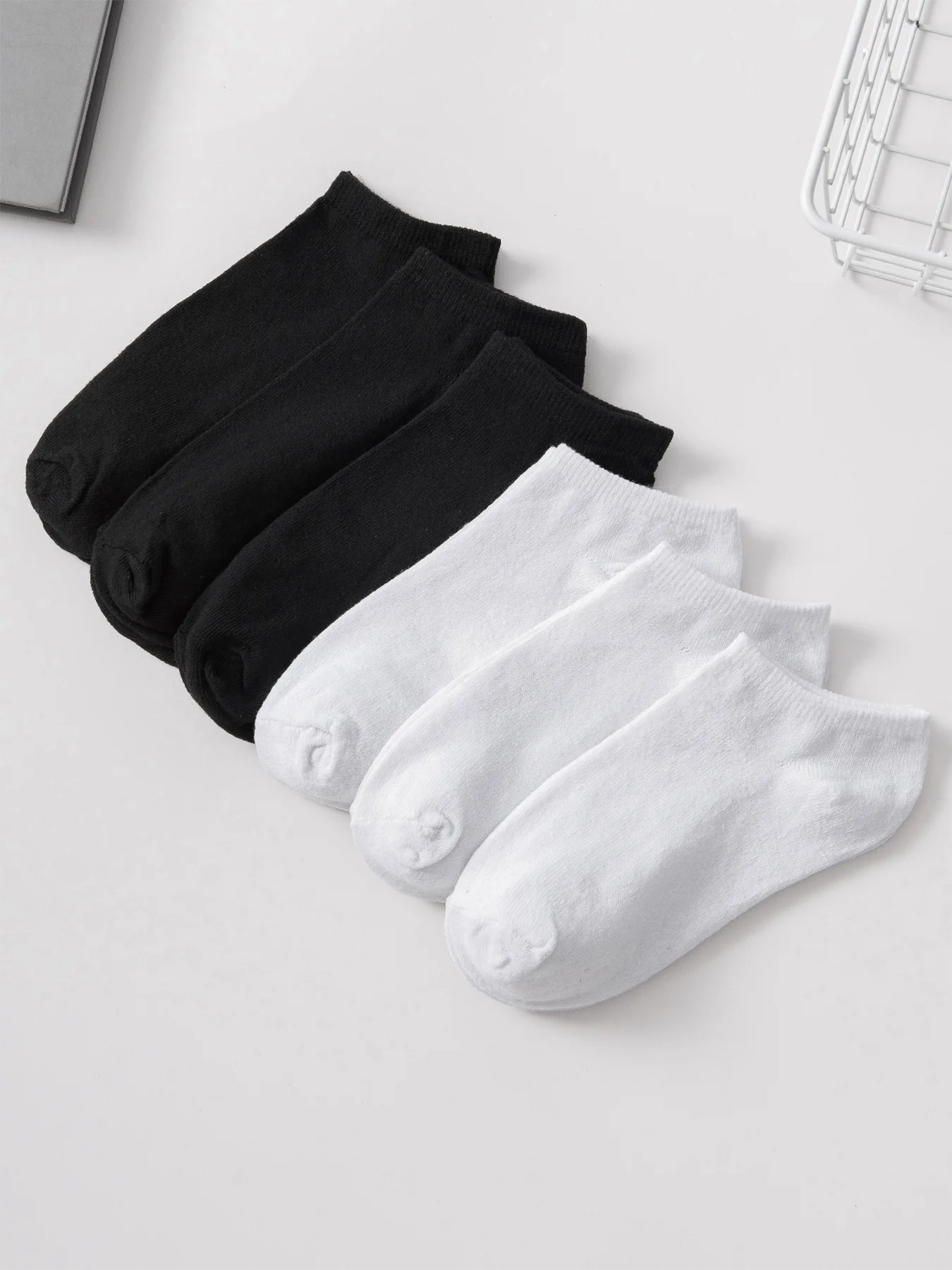 6 Pairs/Lot Women Sport Socks Solid Black White Grey Breathable Sports Socks Female Short Socks Low Tube Women Men Summer